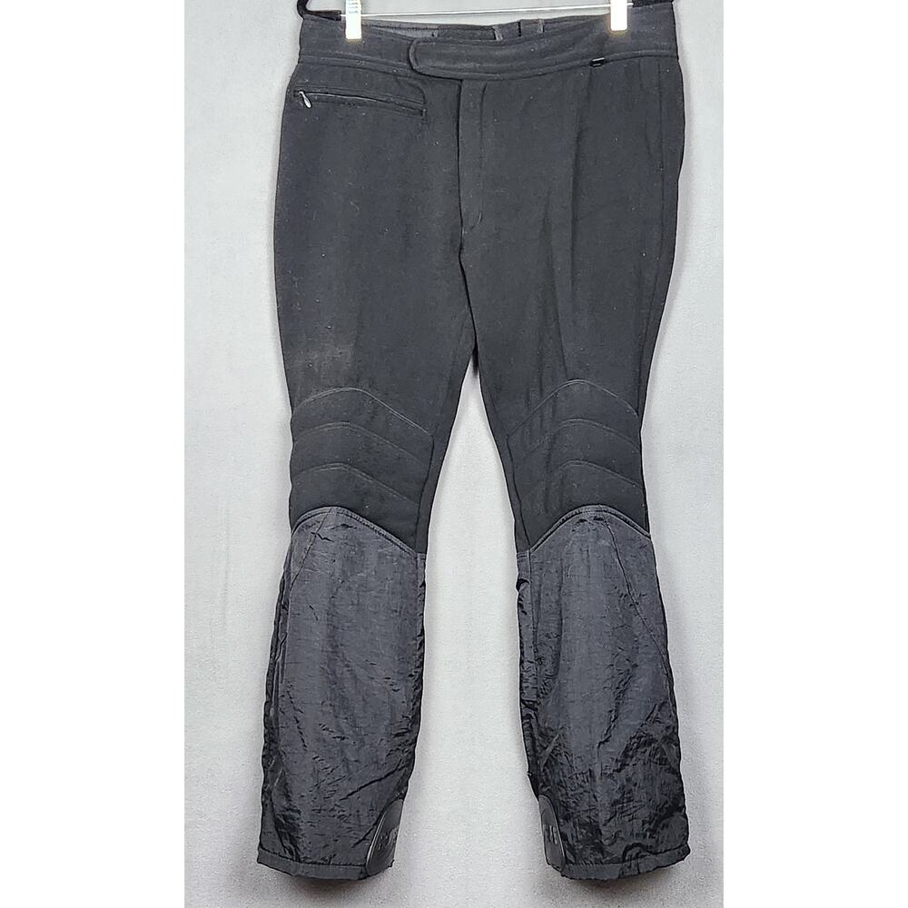 VINTAGE ROFFE JET Pants Mens 36L Black Snowboard Ski Outdoor Measure 34X28" USA